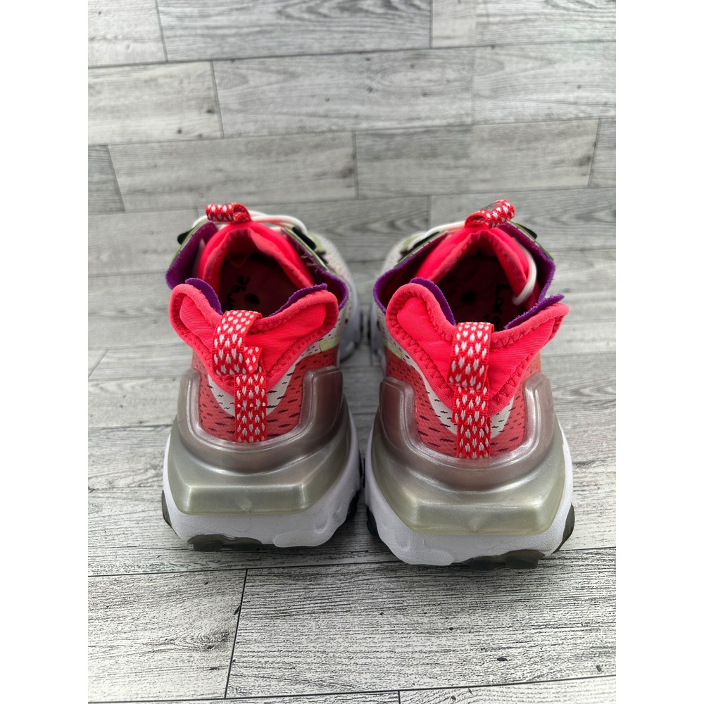 Nike React Vision CD4373-102 Running Shoes Sneakers White Multi Neon US‎ 10 Mens - Picture 6 of 12